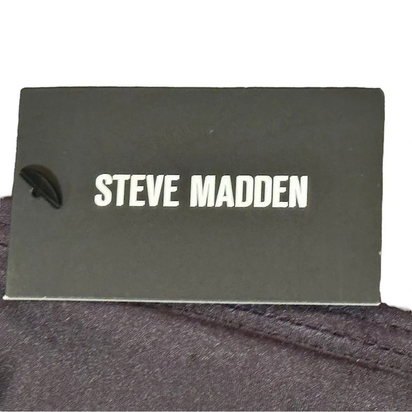 STEVE MADDEN Rhinestone Glam Corset BLACK Silky Soft SZ 36C - Picture 4 of 9